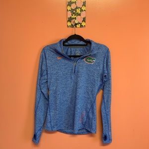 Nike Dri fit Florida gators heather blue pullover